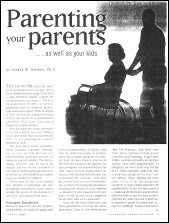 Parenting Your Parents as Well as Your Kids by Dr. Sandra W. Haymon, Ph.D.